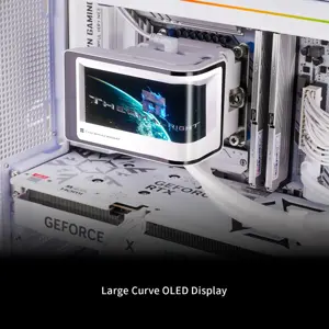 Thermalright Wonder Vision 360 UB ARGB White Liquid CPU Cooler – 6.67" 3D Curved AMOLED Screen, 2K 60Hz Display, Triple 2150RPM Fans, Intel LGA1851/1700, AMD AM4/AM5