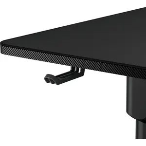 Cougar E-GRAV 180 Electric Gaming Desk, 180x80cm, Twin Motors, Height Adjustable, Carbon Fiber Finish, Black