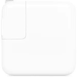 Apple 30W USB-C Power Adapter, Fast Charging, Compact Folding Plug, White