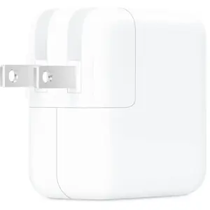 Apple 30W USB-C Power Adapter, Fast Charging, Compact Folding Plug, White