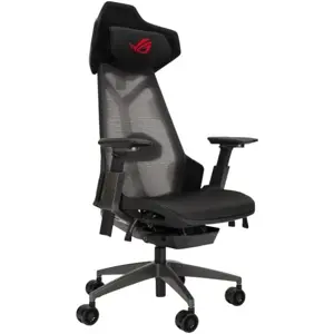 Asus ROG Destrier Ergo Gaming Chair, Cyborg Aesthetic, Adjustable Seat, Mobile Arm Support Mode, Acoustic Panel, Aluminum Frame, Mesh & PU Foam, Black, Free Shipping
