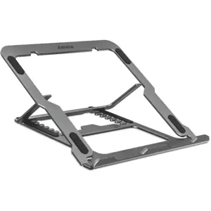Amaze A535 Aluminum Alloy Foldable Laptop And Tablet Riser, Thin Portable Stand, 8-Step Height Adjustment, For Laptops Till 15.6 Inch