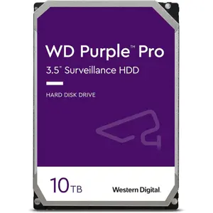 WD Purple Pro 10TB Surveillance Hard Drive HDD | Internal SATA, 256 MB Cache