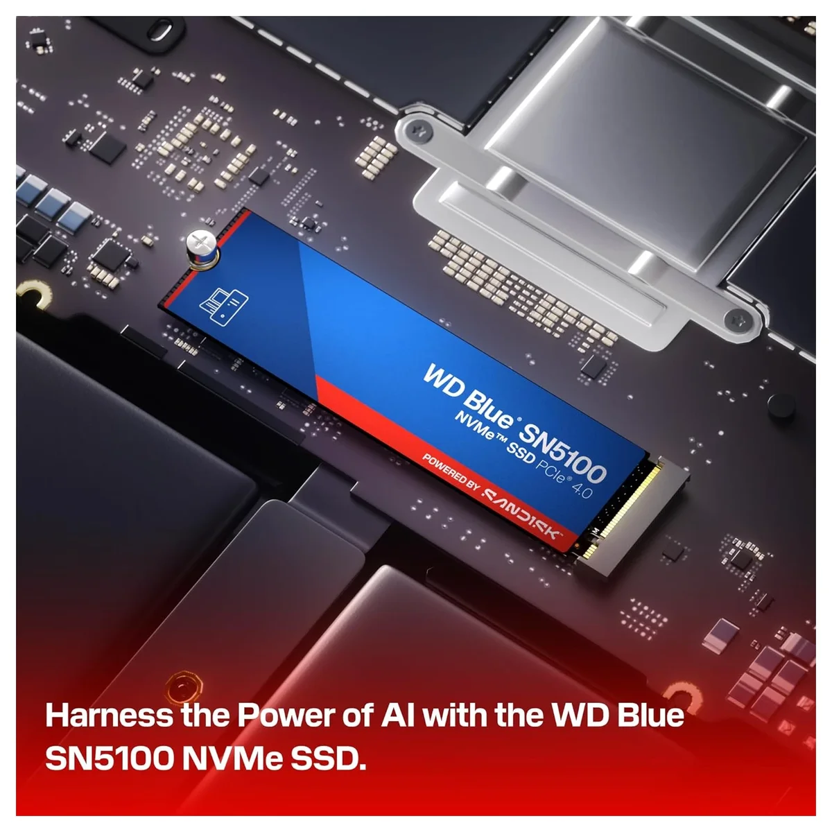 WD Blue SN5100 Internal Solid State Drive, 500GB NVMe M.2 2280