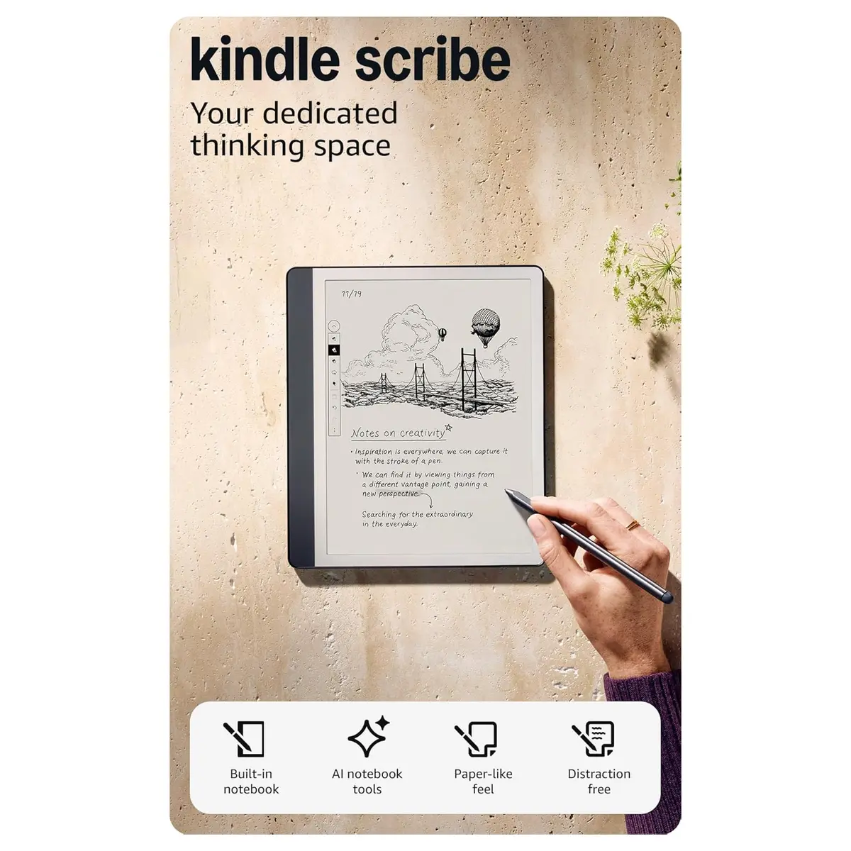 Amazon Kindle Scribe 64GB AI Notebook Price in Pakistan