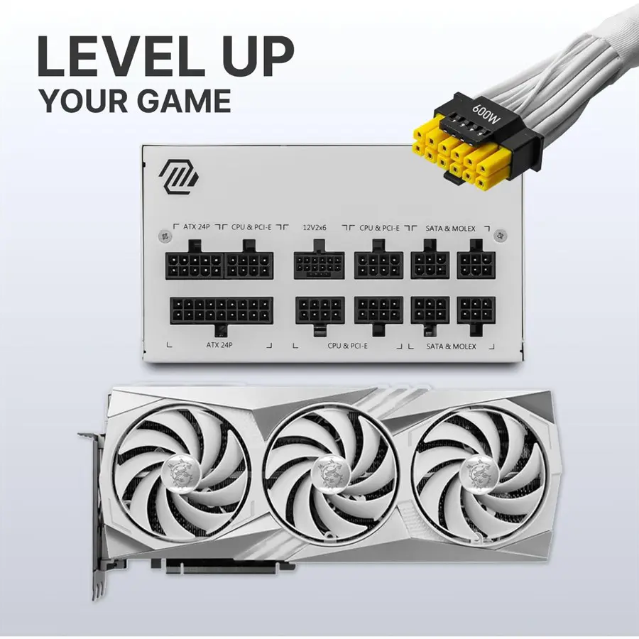 MSI MAG A850GL PCIE5 White PSU | 850W Gold | Price in Pakistan
