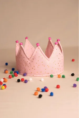 Handcrafted Fabric Crown 