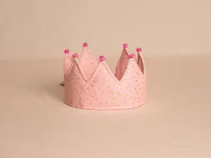 Handcrafted Fabric Crown 