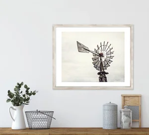 Barn Windmill a Fine Art by Alpha