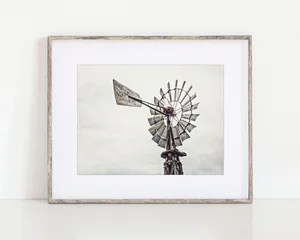 Barn Windmill a Fine Art by Alpha