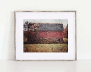 Rustic Autumn Field Farmhouse by Cherry August