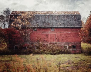 Rustic Autumn Field Farmhouse by Cherry August