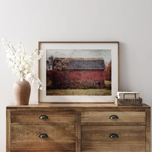 Rustic Autumn Field Farmhouse by Cherry August