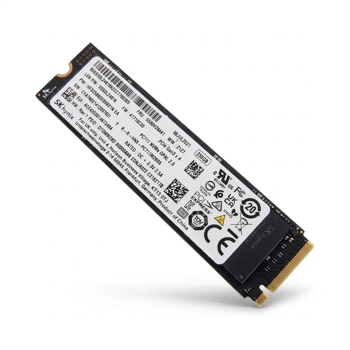 SK hynix PC711 256GB M.2 NVMe SSD Price in Pakistan