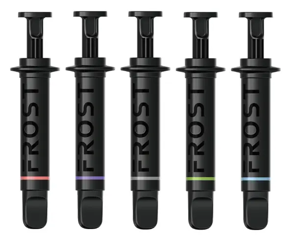 ID-COOLING FROST X55 Top-Tier Performance Scented Thermal Paste (4g Syringe / Mix Edition) | Model: FROST X55 4G Mix (Assorted Scents: Viola, Bella, Poma & Luna), 16.2 W/m-K Ultra-High Thermal Conductivity, 0.02 ℃-cm²/W Low Thermal Resistance, Non-Co