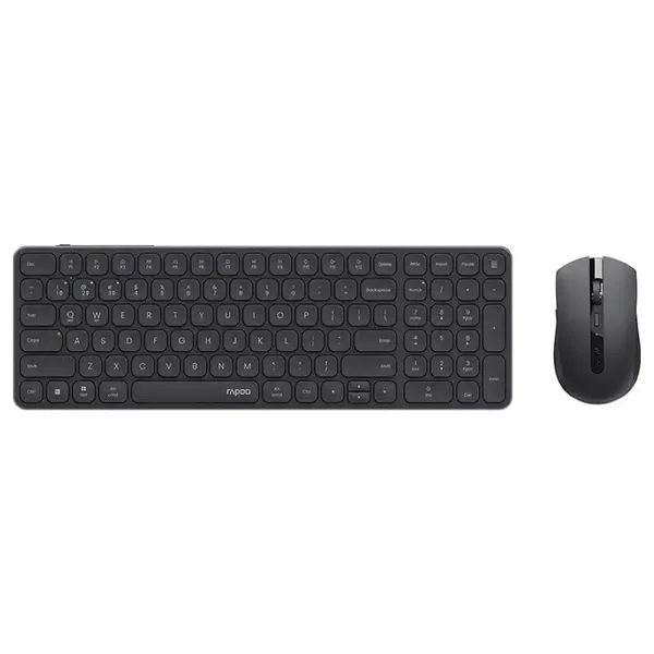 Rapoo 9350S Multi-Mode Wireless Ultra-Slim Keyboard & Mouse Combo (Dark Grey)