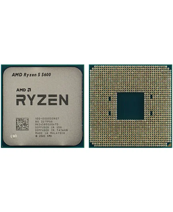 AMD Ryzen 5 5600 Desktop Processor | 6 Cores / 12 Threads, 4.4 GHz Max Boost, PCIe 4.0, Socket AM4, 65W TDP & Wraith Stealth Cooler