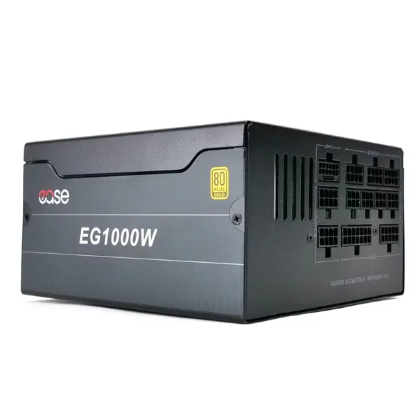 Ease EG1000W 1000W 80 Plus Gold Fully Modular Power Supply | Unique SMD DC-to-DC Circuit, Solid State Capacitors, 140mm Silent Fan & PCIe 5.0 Support
