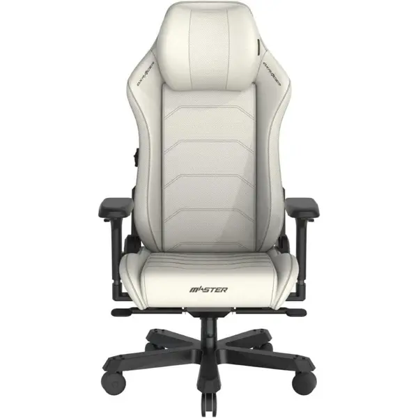 DXRacer Master Series Premium Ergonomic Executive Gaming Chair (Size XL / All Black) | Model: GC/XLMF24LTA/N (DMC-I233S-N), Premium Microfiber Leatherette & Cold-Cure Foam, Integrated 4D Rotary Lumbar Support, Rail-Mounted Adjustable Slow-Rebound Mem