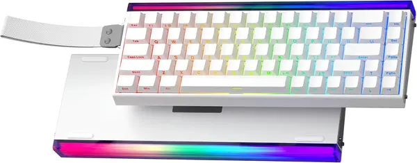 AULA Hero 68 HE Hall Effect Rapid Trigger Magnetic Switch Gaming Keyboard | Model: Hero 68 HE, Compact 65% Layout (68 Keys), Magnetic Hall Effect Switches, 8000Hz Ultra-High Polling Rate (0.125ms Latency), Adjustable Actuation Point (0.1mm to 4.0mm w