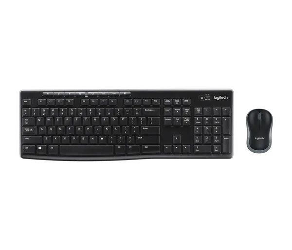 Logitech MK270r Wireless Keyboard and Mouse Combo (Black)