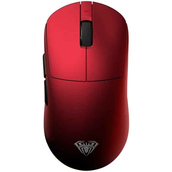 AULA V9 Ultra Lightweight Tri-Mode Wireless Gaming Mouse – Starfighter Red (Flagship PixArt PAW3950 / Dual 8000Hz Polling Rate / 42,000 DPI / Omron Optical Switches / 600mAh Battery / 58g Lightweight)