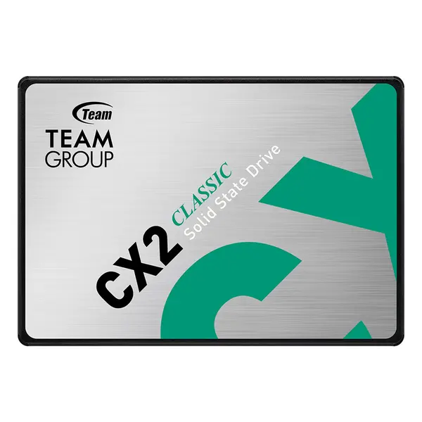 TEAMGROUP CX2 256GB 2.5" SATA III Internal Solid State Drive – T253X6256G0C101 (SATA 6Gb/s / 3D NAND Flash / Read Up to 520MB/s / Write Up to 430MB/s / SLC Caching / Shock-Resistant)