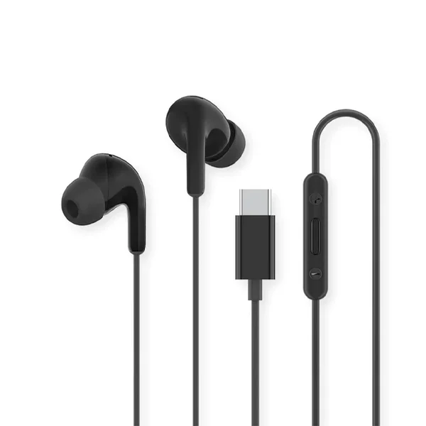 Xiaomi Type-C In-Ear Wired Earphones (12.4mm Drivers, Mic, IP54)