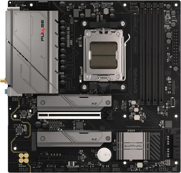Sapphire PULSE B850M WIFI — AMD AM5 | B850 Chipset | Micro-ATX | DDR5-8000 | PCIe 5.0 | WiFi 6 | 4× DIMM