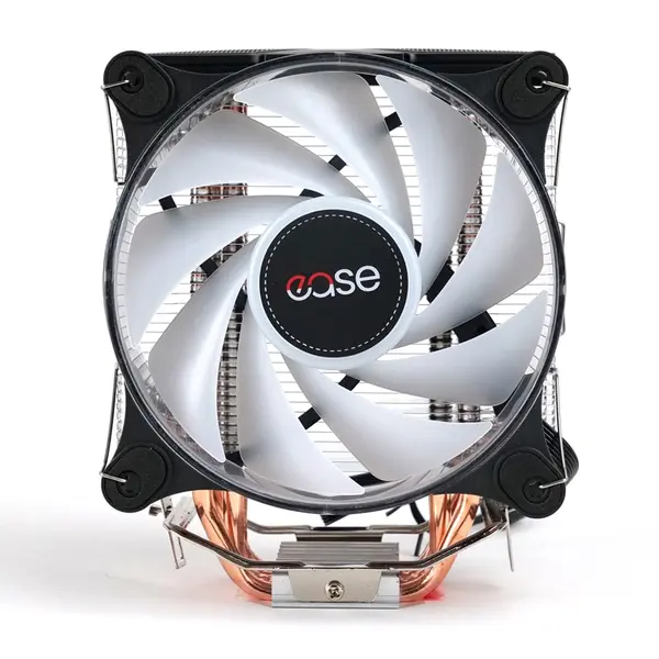 EASE EAF1213Pro CPU Air Cooler | 4 Heat Pipes | TDP 180W | ARGB Fan 120mm | 1800 RPM | 50 CFM | ARGB Top Plate | AM4 / AM5 / LGA1700 / LGA1851 / LGA2011 | Mid-High Performance Air Cooler