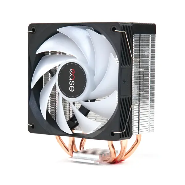 EASE EFA1213S CPU Air Cooler | 4 Heat Pipes | TDP 200W | RGB Fan | 2300 RPM | 78 CFM High-Airflow | AM4 / AM5 / LGA1700 / LGA1851 | High-Performance Silent Air Cooler | Ryzen 9 / Core i7 Ready