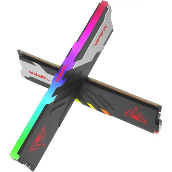 Patriot Viper Venom RGB 32GB (2x16GB) DDR5 6000MT/s CL30 Desktop Gaming Memory — Matte Black