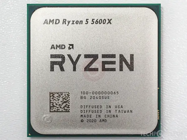 AMD Ryzen 5 5600X Desktop Processor | 6 Cores / 12 Threads, 4.6 GHz Max Boost, PCIe 4.0, Socket AM4, 65W TDP & Wraith Stealth Cooler