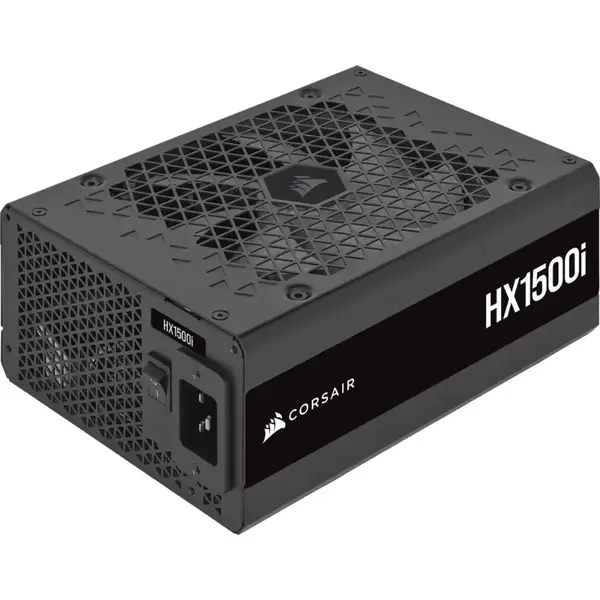 CORSAIR HX1500i SHIFT 1500W Fully Modular Cybenetics Platinum ATX 3.1 Digital Power Supply (UK Plug) | Side-Mounted Type-5 Connectors, Integrated iCUE LINK System Hub & Dual Native 12V-2x6 PCIe 5.1 Cables