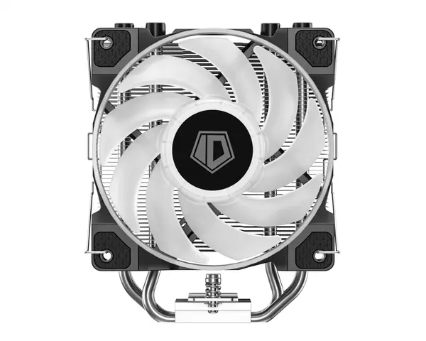 ID-COOLING SE-214-XT DF CPU Air Cooler (Black Edition) | Model: SE-214-XT DF, 180W TDP Thermal Dissipation, 4x Ф6mm Direct-Touch Copper Heatpipes, 120mm High-Airflow PWM Fan, Microwave Fin Design with Stealth Top Cover, 100% RAM Clearance, Multi-Plat