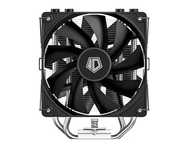 ID-COOLING SE-214-XT V2 Plus Dual Fan CPU Air Cooler (Black Edition) | Model: SE-214-XT V2 PLUS, 220W TDP Thermal Dissipation, Push-Pull Dual 120mm PWM Fans (AS-120-K V2 × 2), 4x Ф6mm Direct-Touch Copper Heatpipes (H.D.T. Architecture)