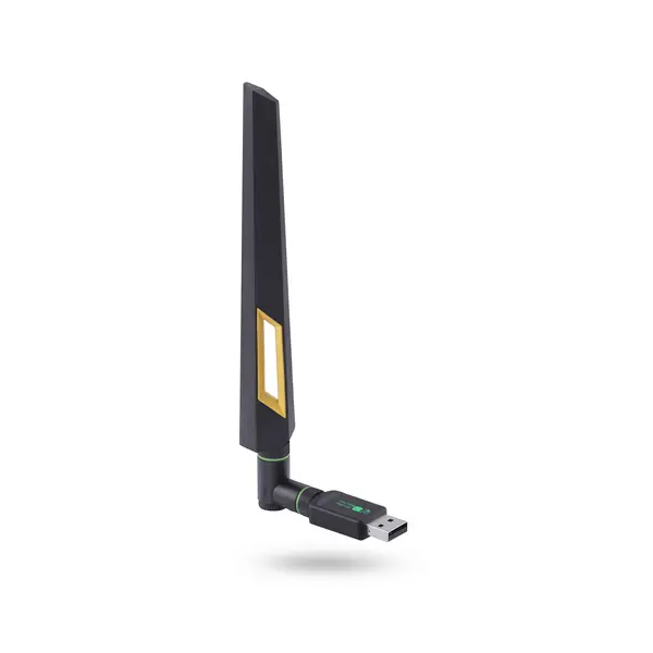 AX1800 Dual Band Wi-Fi 6 & Bluetooth 5.3 High-Speed USB 3.0 Wireless Adapter (1800Mbps / 2.4GHz & 5GHz / High-Gain Blade Antenna / Ultra-Low Ping / Driver-Free Plug & Play)