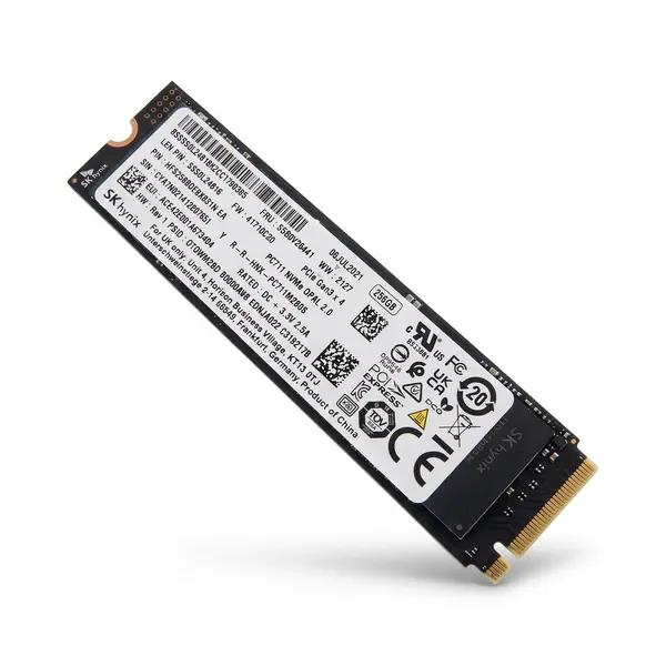 SK hynix PC711 256GB M.2 2280 PCIe Gen3 x4 NVMe Internal Solid State Drive – HFS256GDE8X831N (Lenovo OEM FRU: 5S80V26441 / TCG OPAL 2.0 SED / 128-Layer 4D TLC NAND / Dedicated LPDDR4 DRAM Cache / Read Up to 3,300 MB/s / Write Up to 2,200 MB/s)