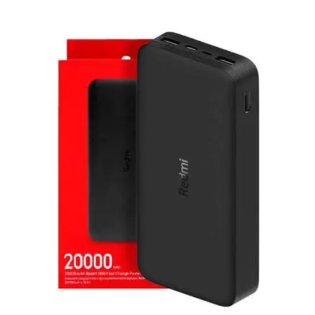 Xiaomi Redmi 20000mAh 18W Fast Charging Power Bank – Dual Output & Dual Input