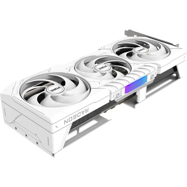 Sapphire PURE AMD Radeon RX 9070 XT 16GB OC White Gaming Graphics Card   