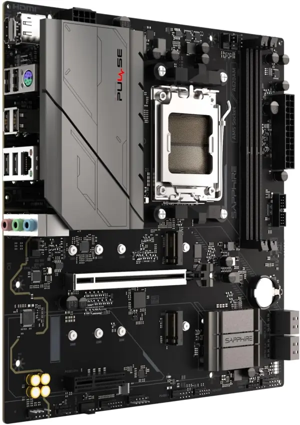 Sapphire PULSE A620AM — AMD AM5 | A620A Chipset | Micro-ATX | DDR5 | PCIe 4.0 | Ryzen 7000/8000/9000