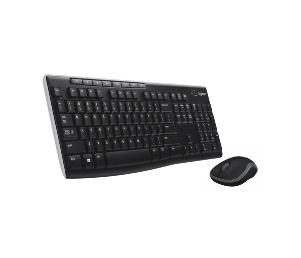 Logitech MK270r Wireless Keyboard and Mouse Combo (Black)