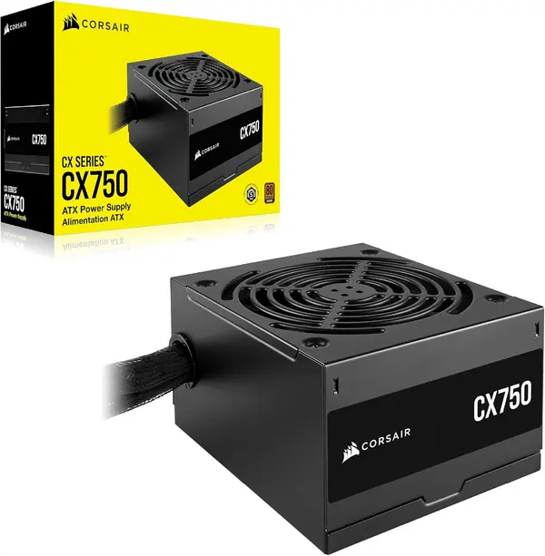 Corsair CX750 - 750 Watt 80 PLUS Bronze ATX PSU (UK)