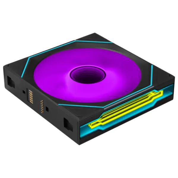 LIAN LI UNI FAN SL-INF  Reverse 120mm ARGB PWM PC Cooling Fan 3-Pack with L-Wireless Controller | Dual-Sided Frame Design, 2.4 GHz L-Wireless Sync & Motherboard Dual-Mode Control, Triple-Zone Infinity Mirror RGB & FDB Bearing