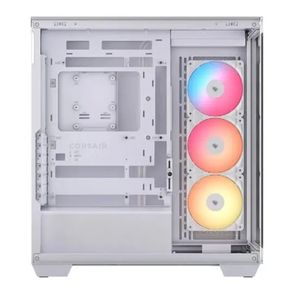 CORSAIR 3500X RS-R ARGB Mid-Tower PC Case | Pillarless Wraparound Tempered Glass, 3x Pre-Installed RS120-R Reverse-Rotor ARGB Fans, Back-Connect (BTF) Motherboard Support & Anti-Sag GPU Arm