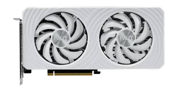 Palit GeForce RTX 5060 Ti White OC 16GB GDDR7 — Blackwell | 2602 MHz | Dual Fan | SFF | DLSS 4