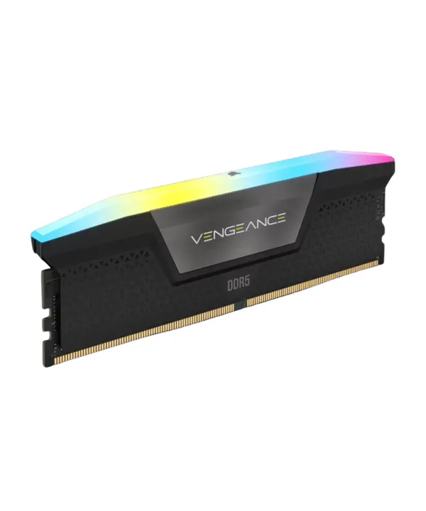 Corsair Vengeance RGB 32GB (2x16GB) DDR5 6200MT/s CL36 Desktop Gaming Memory — Black (CMH32GX5M2E6200C36)