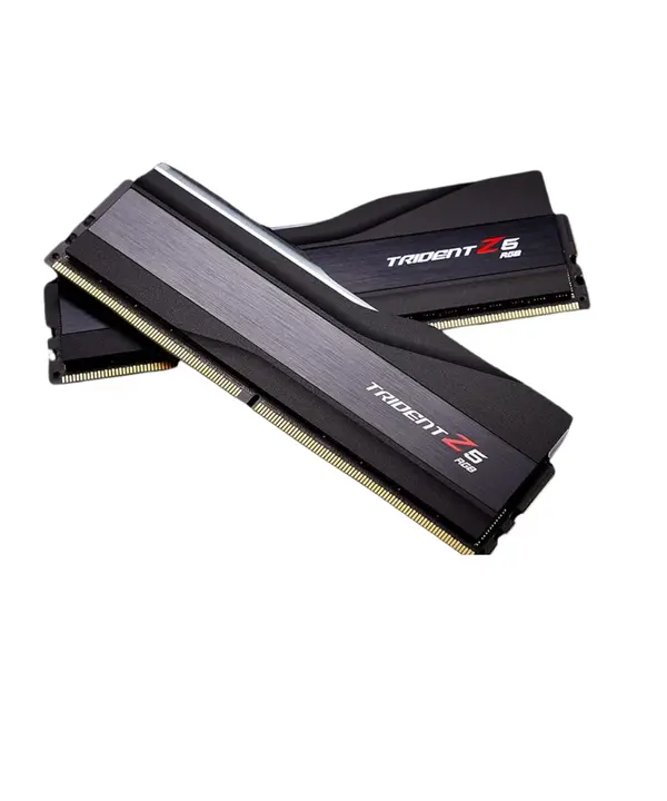 G.SKILL Trident Z5 RGB 64GB (2x32GB) DDR5 6000MHz CL30 Desktop Gaming Memory — Black