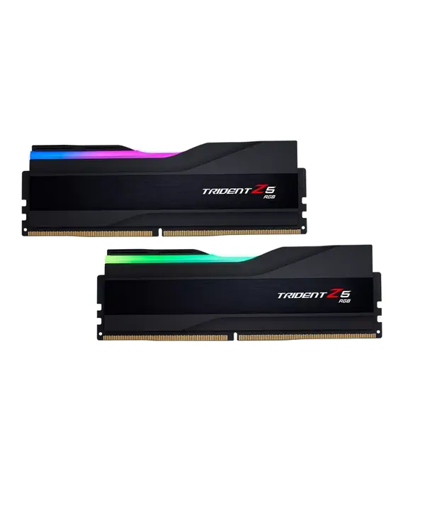 G.SKILL Trident Z5 RGB 64GB (2x32GB) DDR5 6000MHz CL30 Desktop Gaming Memory — Black
