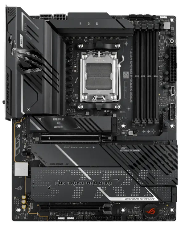 ASUS ROG STRIX X870E-H GAMING WIFI7 AMD AM5 ATX Motherboard | PCIe 5.0, Wi-Fi 7 & 16+2+1 DrMOS Power